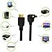 Cavo HDMI High Speed con Ethernet A /A M /M Angolato 90° 1m - Foto miniatura 10
