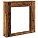 Cornice per Camino Legno Antico 100x20x100 cm in Truciolato - Foto miniatura 1