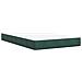 Giroletto a Molle con Materasso Verde Scuro 120x190 cm Velluto - Foto miniatura 6