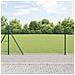 Recinzione Esagonale  Verde 0,8x10 m Acciaio, Pali per Recinzione  con Piastra di Base 7 pz Ø32mm 90cm Acciaio Zincato - Foto miniatura 2