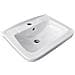 Lavabo Quadro Sospeso A Parete 36x45 Cm Modello Lp83 - Bianco - Foto miniatura 1