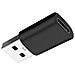 Adattatore Usb 3.0 Maschio A Type-c Femmina Per Trasferimento Dati E Audio Digitale (confezione Da 2) Black - Foto miniatura 4