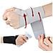 Fascia Di Supporto Compressione Pollice E Polso - Tutore Stabilizzatore Regolabile Per Sollievo Dolore Grey - Foto miniatura 3