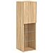 Mobili TV a Muro con LED 4pz Rovere Sonoma Legno Multistrato - Foto miniatura 8