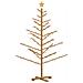 Albero di Natale in legno Marrone 150 cm Legno di pino massello - Foto miniatura 1