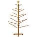 Albero di Natale in legno Marrone 150 cm Legno di pino massello - Foto miniatura 5
