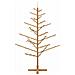 Albero di Natale in legno Marrone 150 cm Legno di pino massello - Foto miniatura 6