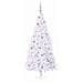 Albero di Natale artificiale Bianco 180 cm PVC e Acciaio - Foto miniatura 4