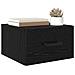 Armadio da Notte con cassetto 2 pcs Rovere nero 35 x 35 x 20 cm - Foto miniatura 3
