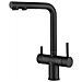 Rubinetto per lavello da cucina, Blackswan, tipo M345, modello nero opaco con uscita acqua purificata e doccia mobile, dimensioni 32,5 cm - Foto miniatura 1