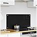 Rivestimento da Cucina Nero 80 x 40 cm vetro temperato - Foto miniatura 3