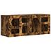 Mobile TV Rovere fumé 100 x 35 x 40 cm Legno multistrato - Foto miniatura 1