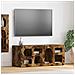 Mobile TV Rovere fumé 100 x 35 x 40 cm Legno multistrato - Foto miniatura 2
