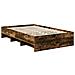 Struttura del letto Rovere fumé 120 x 123 cm Legno multistrato - Foto miniatura 5