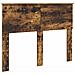 Struttura del letto Rovere fumé 120 x 123 cm Legno multistrato - Foto miniatura 6