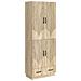 Set di armadi 2 pcs Rovere Sonoma Legno ingegnerizzato - Foto miniatura 1