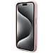 Guess Saffiano Iridescent Script Cover Per Iphone 15 Pro - Rosa - Foto miniatura 5