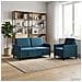 Set di Divani con Storage 2 pz Blu Poliestere - Foto miniatura 2