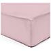Lenzuolo Con Angoli Rosa - 160 x 200 cm - 100% Cotone - Foto miniatura 2