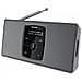 Digit Radio 2 S Portatile radio DAB + / FM stereo con Bluetooth audiostr eaming NERO / ARGENTO - Foto miniatura 3