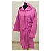 Bimbi Accappatoio Fucsia In Microfibra Ultracompatto Con Te 5/6 Anni - Foto miniatura 1