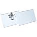 Portanomi Eurobadge Con Combi Clip Pvc Trasparente Inserto 54x90mm Conf. 50 - 814519 - Foto miniatura 1
