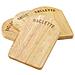 77937, Set Di Sottopentola Per Padelle Raclette, 4 Pezzi, 14 X 9,5 Cm, Legno, Baar, Wood - Foto miniatura 1