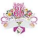 Second Nature Femminile 80th Birthday Pop Up Card Con Fiori - Foto miniatura 1