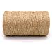 Corda Di Iuta 100m Marrone Naturale Juta Spago String 2 Ply Stringa Sottile Per I Mestieri Regalo Pacchetto Spago E Giardinaggio Applicazioni - Foto miniatura 2