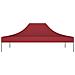 Tetto per Tendone per Feste 4,5x3 m Rosso Borgogna 270 g / m² - Foto miniatura 3