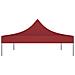 Tetto per Tendone per Feste 4,5x3 m Rosso Borgogna 270 g / m² - Foto miniatura 5