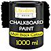 Vernice Lavagna Nera Gesso | 1000ml | 10 M² / 1l Efficiente | Pittura Opaca Per Pareti Legno Metallo Vetro E Altro | A Base D’acqua | Non Tossica | Per Scritte In Gesso E Disegni - Foto miniatura 1