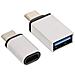 35809 USB 3.1 C Micro-USB + USB3.0 A Alluminio cavo di interfaccia e adattatore - Foto miniatura 2
