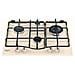 Piano Cottura PCN 640 T (OW) R / HA a Gas 4 Fuochi Gas Colore Avorio - Foto miniatura 1