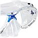Maschera Marea Junior Trasparente Trasparente / blu - Foto miniatura 3