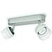 Fremont Barra 2 Faretti Acciaio Spazzolato Led, 2 X 4w, Nickel - Foto miniatura 1
