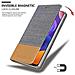Custodia Compatibile Con Samsung Galaxy A31 In Grigio Chiaro Marrone - Coperchio Protettiva Con Chiusura Magnetica, Funzione Stand E Tasca Per Le Carte - Foto miniatura 6