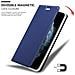 Custodia Compatibile Con Apple Iphone 11 Pro Max In Classy Blu Scuro - Coperchio Protettiva Con Chiusura Magnetica, Funzione Stand E Tasca Per Le Carte - Foto miniatura 8