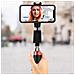 Bastone Selfie Wireless Bluetooth Per Smartphone Treppiedi Espandibile Rotante - Foto miniatura 5
