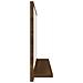 Specchio Da Bagno Rovere Marrone 60x10,5x37cm Legno Multistrato - Foto miniatura 6