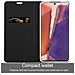 Custodia Compatibile Con Samsung Galaxy Note 20 In Classy Nero - Coperchio Protettiva Con Chiusura Magnetica, Funzione Stand E Tasca Per Le Carte - Foto miniatura 3
