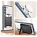 Cover Magsafe Per Samsung S23 Con Protezione Fotocamera Trasparente / Blu - Foto miniatura 4
