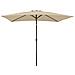 Hapunaombrello Rettangolare Diritto 2x3m Beige - Foto miniatura 6