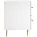 Comodino Bianco 40x35x47,5 Cm In Legno Multistrato - Foto miniatura 6
