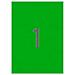 Adesivi /etichette Verde A4 20 Foglie 210 X 297 Mm - Foto miniatura 2