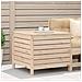 Poggiapiedi da Giardino 62x63,5x53,5 cm Legno Massello di Pino - Foto miniatura 1