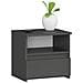Comodino CL1, 1 cassetto, 40x35x40 cm, Colore Grigio Grafite - Foto miniatura 1