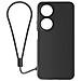 Cover Per Honor 90 Smart Silicone Finitura Soft-touch Con Cordino - Foto miniatura 1