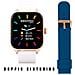 Smartwatch SWT-STC008 Bluetooth Cassa Gold 42 mm in Alluminio con Doppio Cinturino Bianco e Blu - Foto miniatura 5