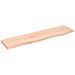 Ripiano A Parete 80x20x2 Cm Legno Massello Rovere Non Trattato - Foto miniatura 2